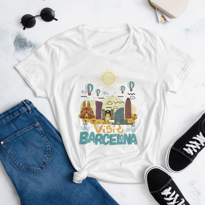 Barcelona | Premium Women's T-shirt, Fashion Fit - The City Tees