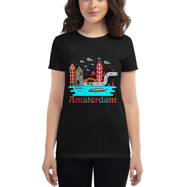 Amsterdam | Premium Women's T-shirt, Fashion Fit - The City Tees