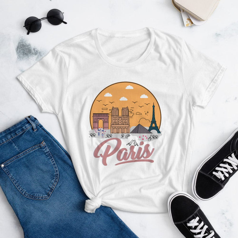 Paris | Premium Women's T-shirt, Fashion Fit - The City Tees