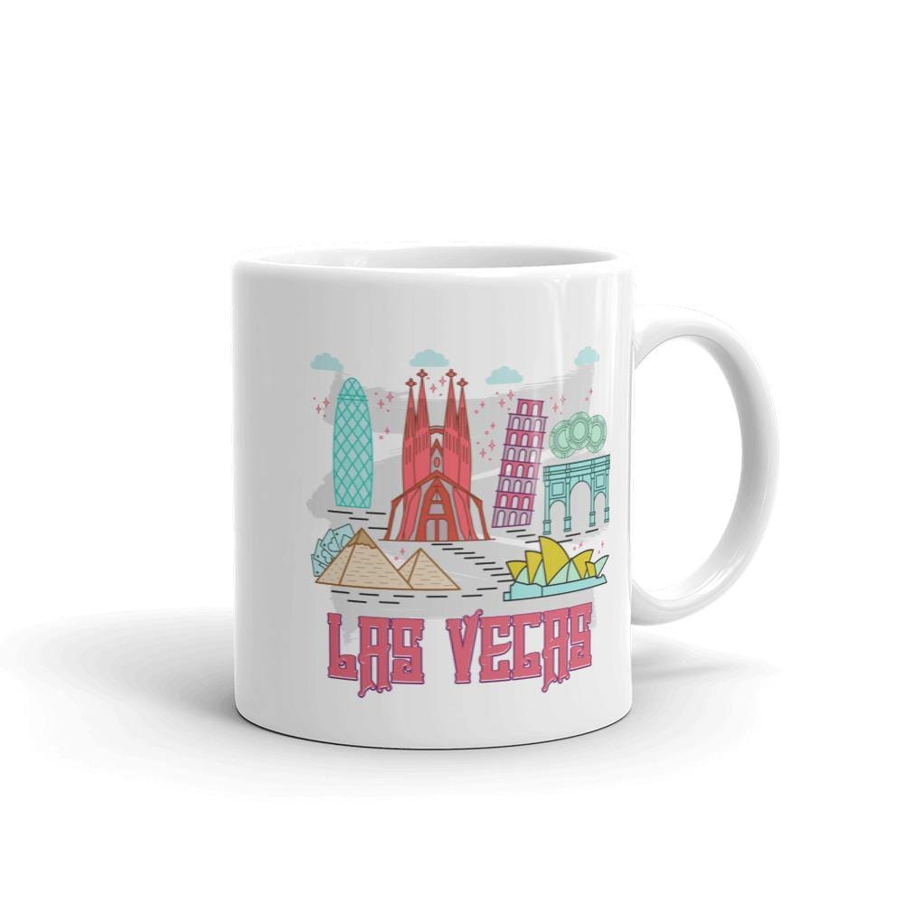Las Vegas | Ceramic White Mug - The City Tees