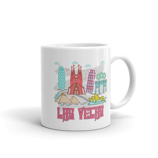 Las Vegas | Ceramic White Mug - The City Tees